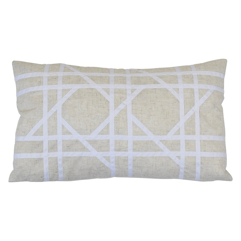 RIVIERA NATURAL LUMBAR CUSHION FEATHER FILLED