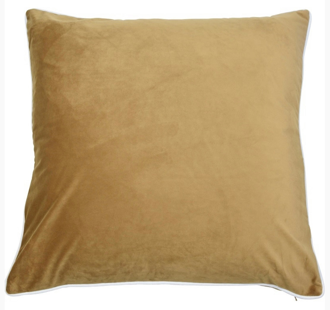 RODEO CARAMEL CUSHION FEATHER FILLED