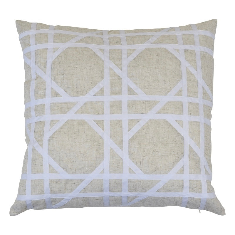 RIVIERA NATURAL CUSHION FEATHER FILLED