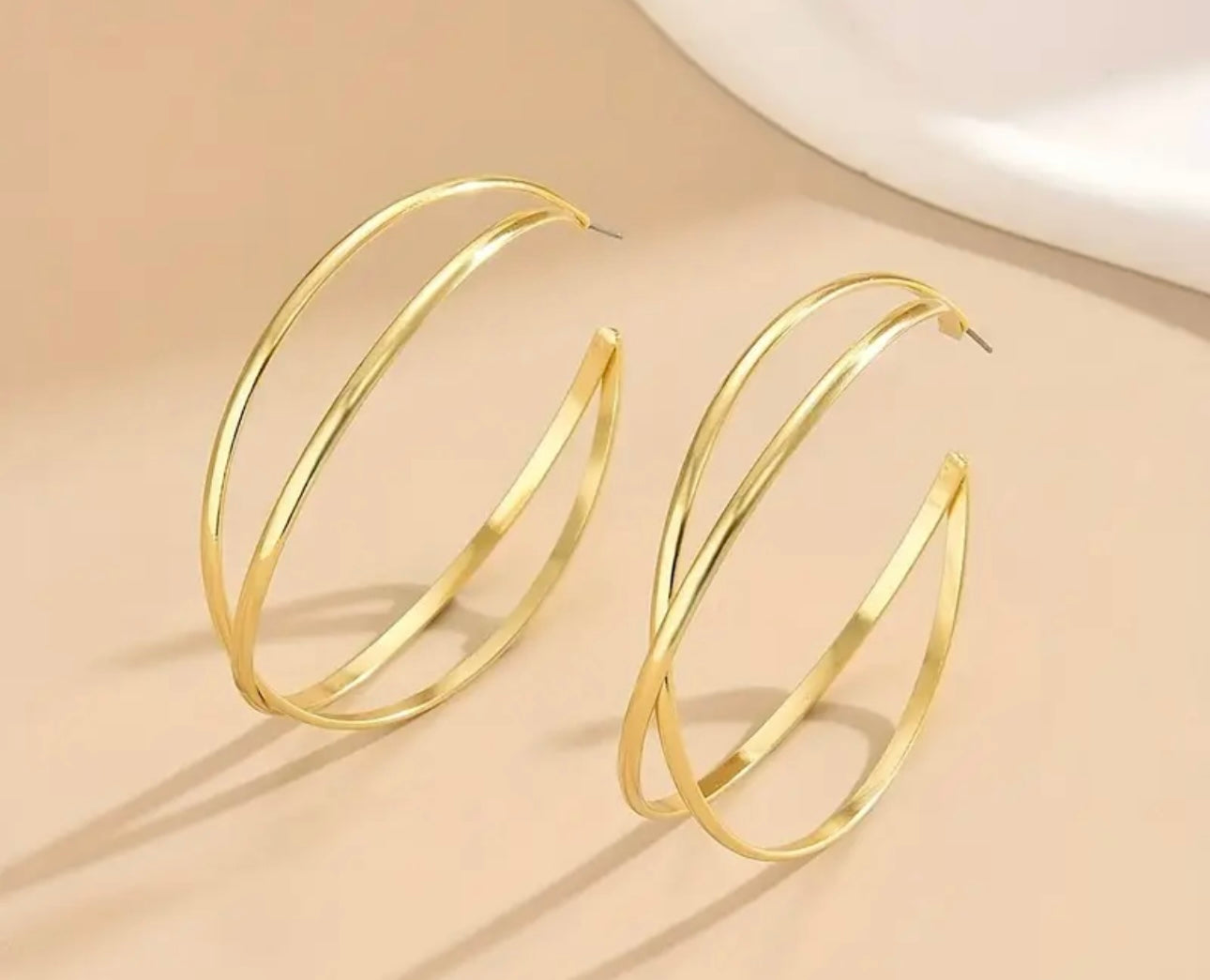 Double Hoops Large