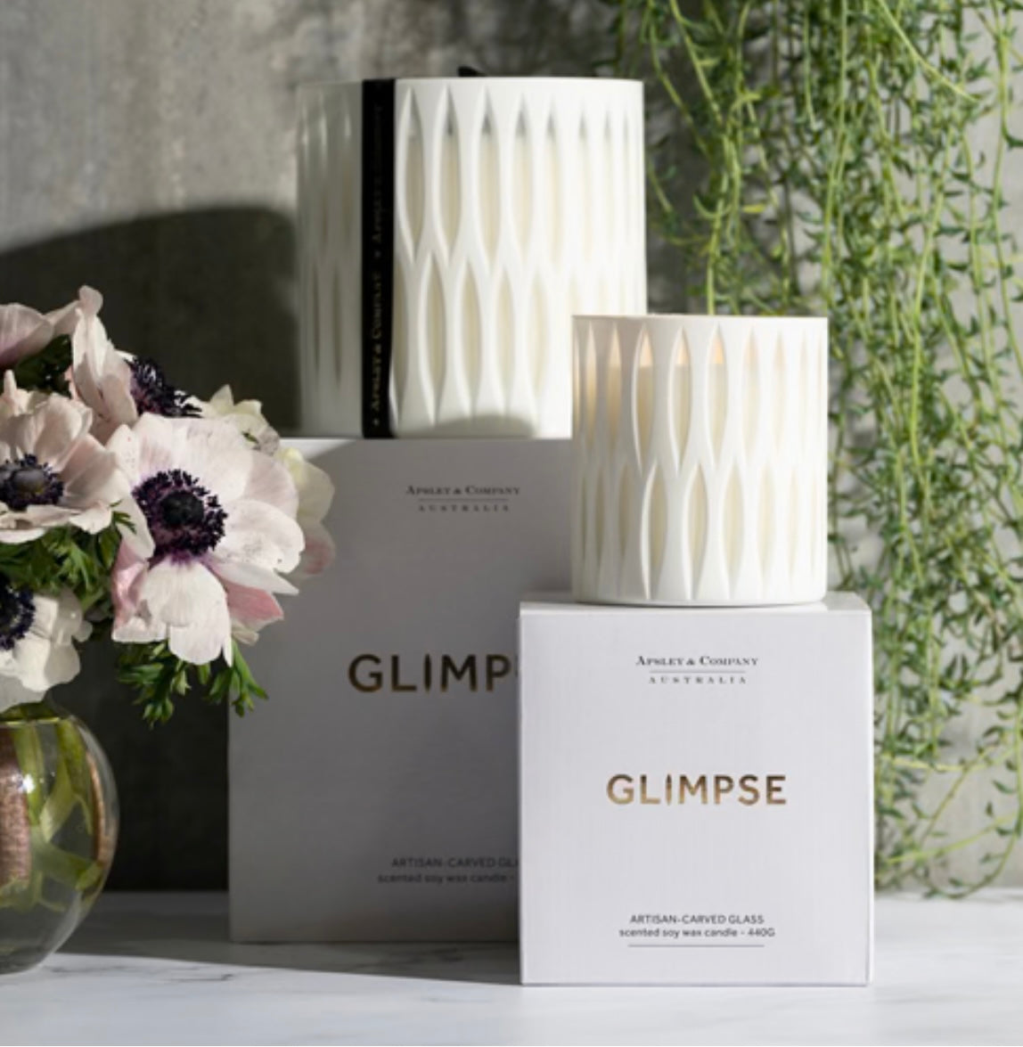 Glimpse Luxury Candle Blanc