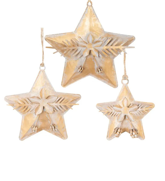 TIFF GILT STARS ANTIQUE GOLD