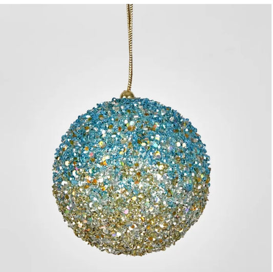 OMBRE GLITTER BAUBLE BLUE