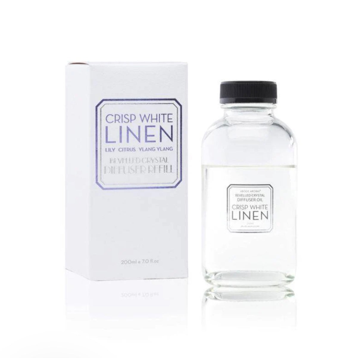 Crisp White Linen 200ml Diffuser Refill