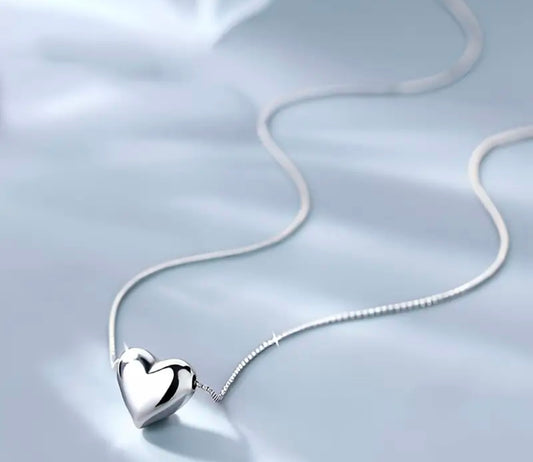 Heart Necklace - Sterling Silver