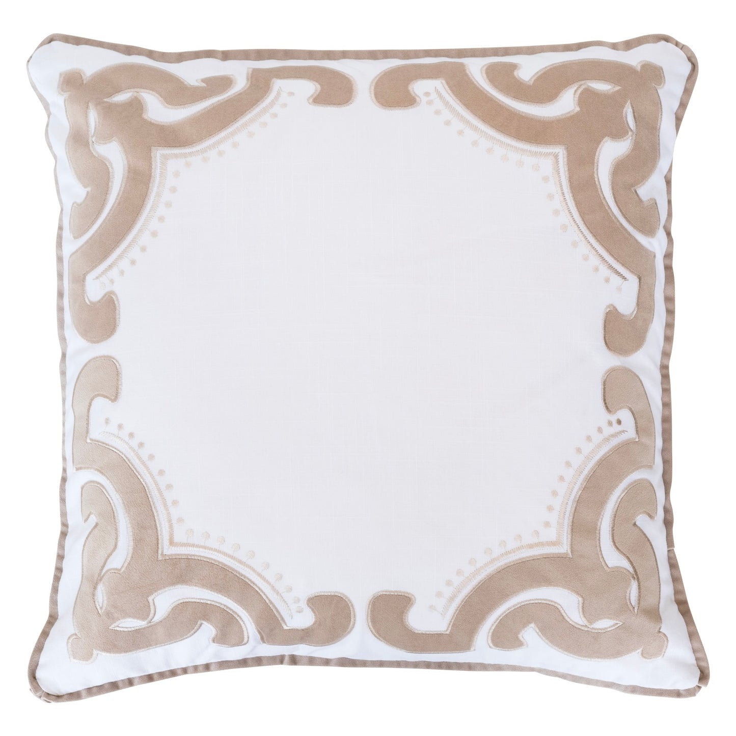 BRONTE SAND CUSHION - FEATHER FILLED