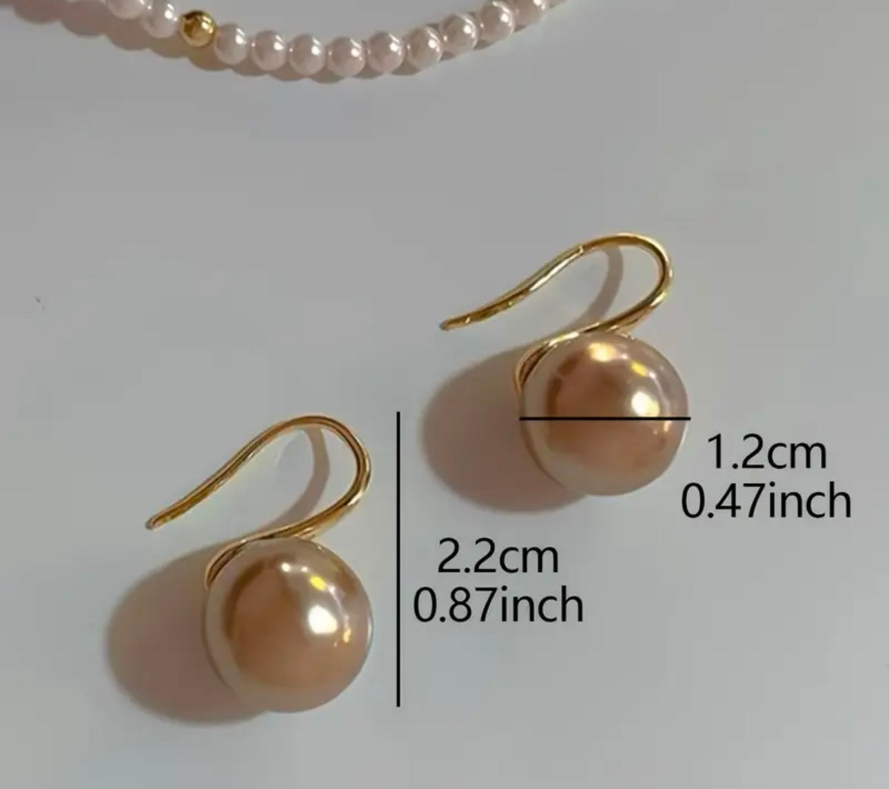 Pearl Gold Earrings