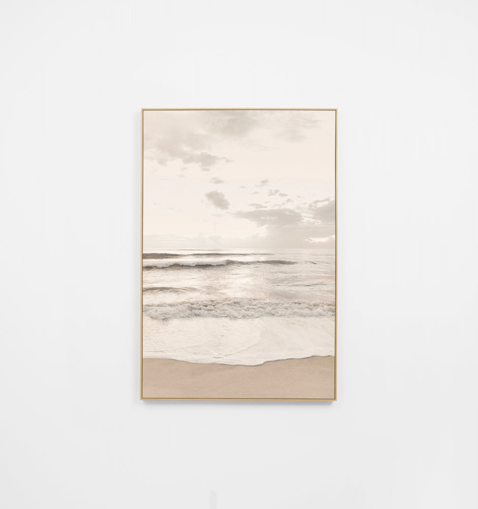 Serene Beach Canvas by Middle of Nowhere