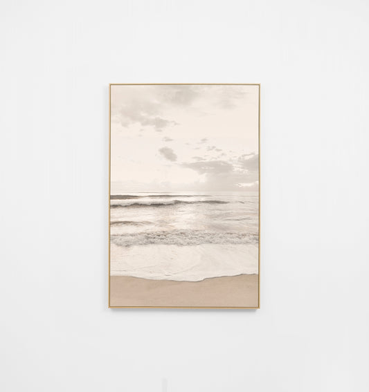 Serene Beach Canvas by Middle of Nowhere