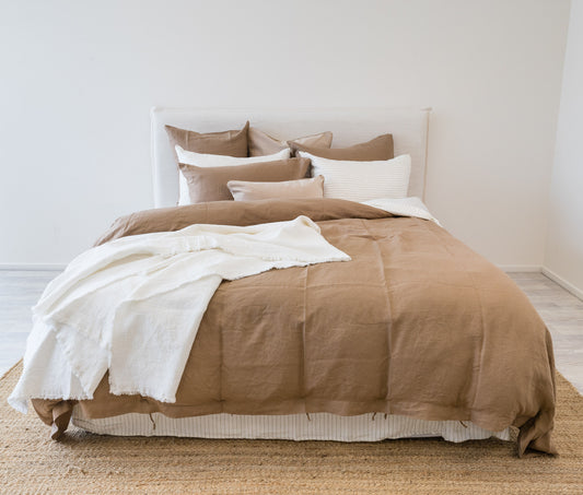 LINEN DOONA CHESTNUT