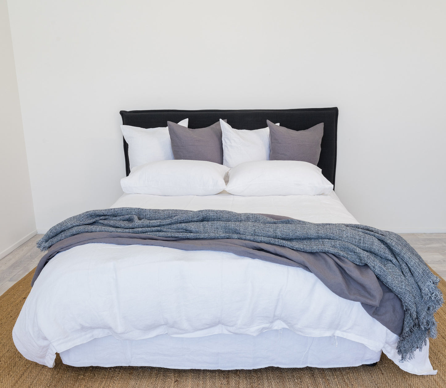 LINEN DOONA CRISP WHITE