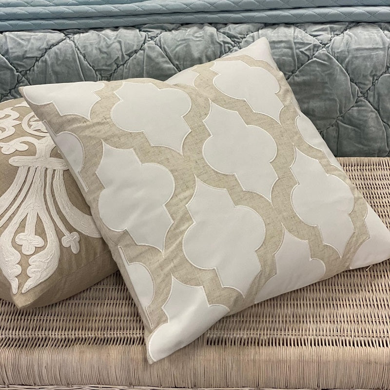 ESPERANCE WHITE CUSHION FEATHER FILLED