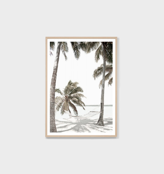 Island Hammock Print by Middle of Nowhere