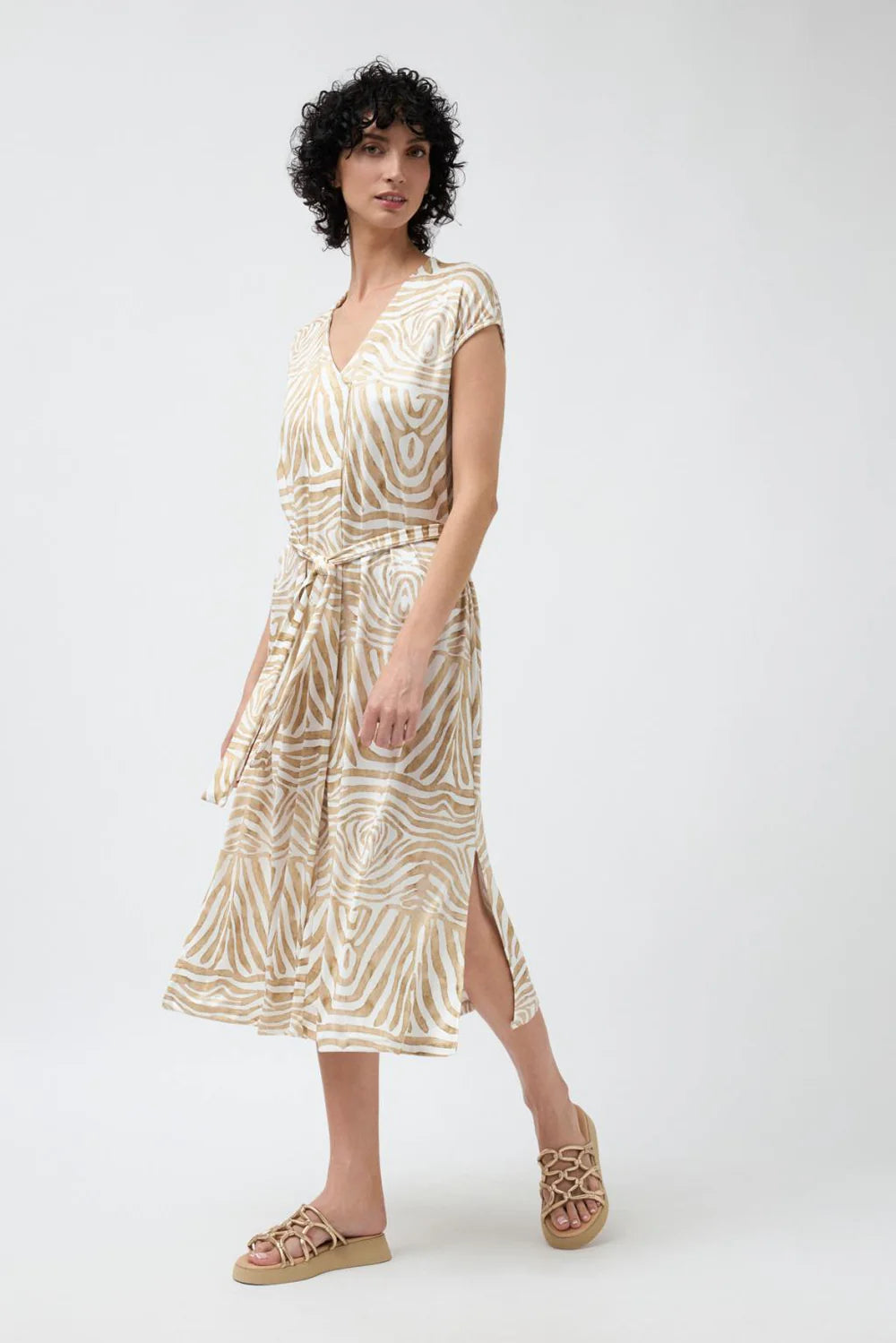 Arganzuela Dress - Sand - Tiinta & Bariloche