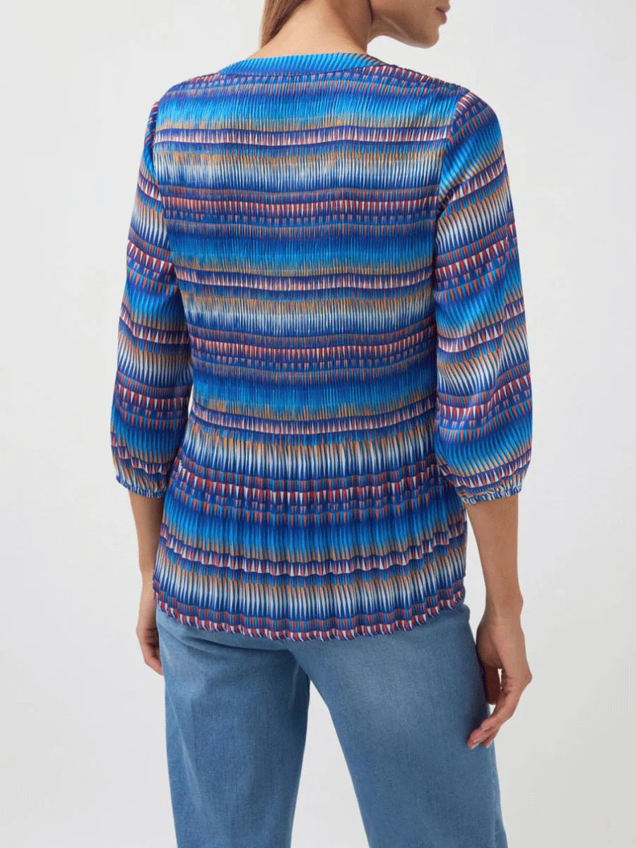 ENCANTO ROYAL BLUE BLOUSE - TINTA & BARILOCHE.