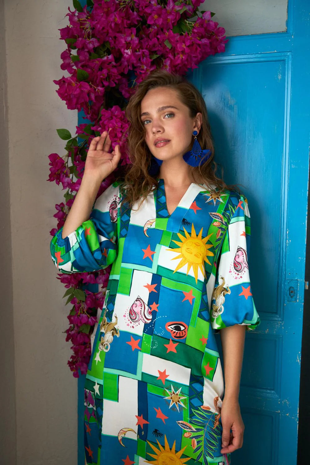 SOLERA ROYAL BLUE DRESS - TINTA & BARILOCHE