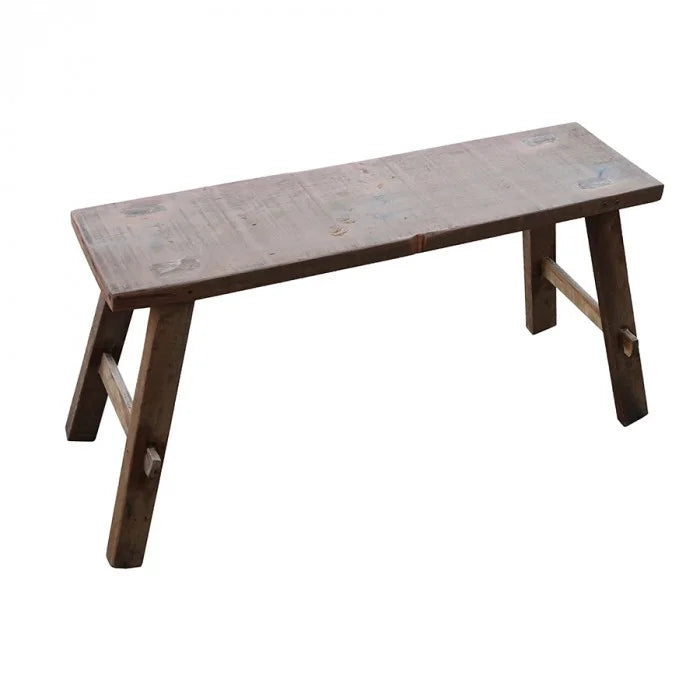 Bella Recycled Timber Oriental Bench, 80cm, Natural