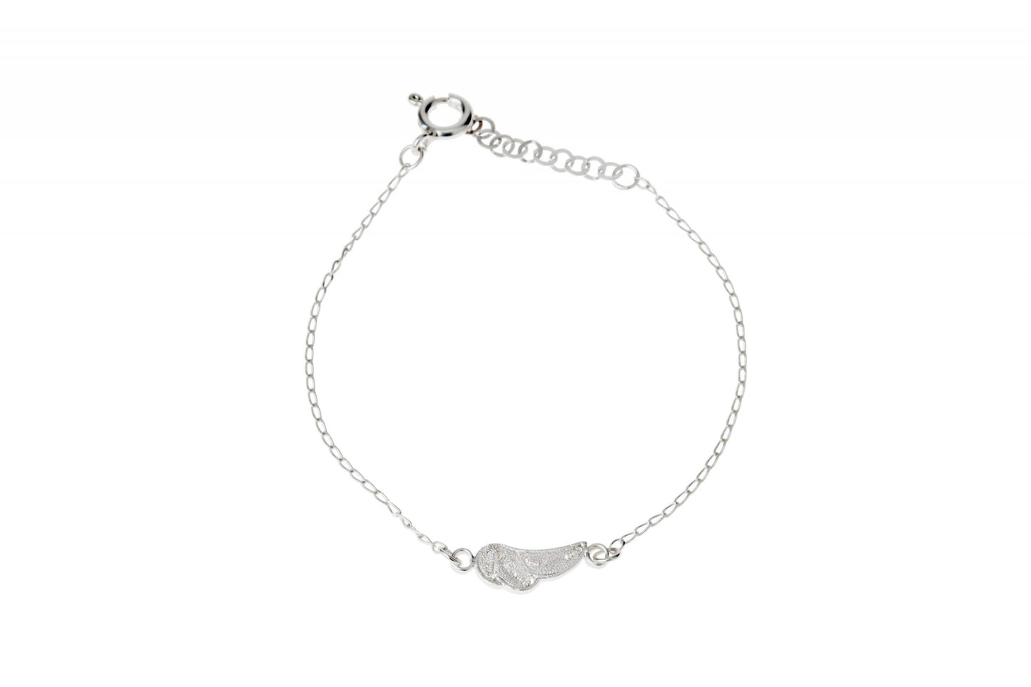 Angel Wing Bracelet - Silver