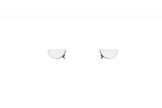 Frambuesa Plana Stud Earrings