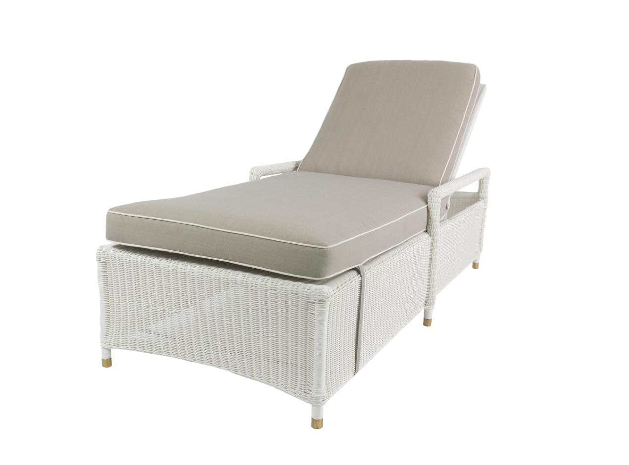 Sorrento Sunlounger White