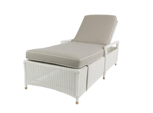 Sorrento Sunlounger White