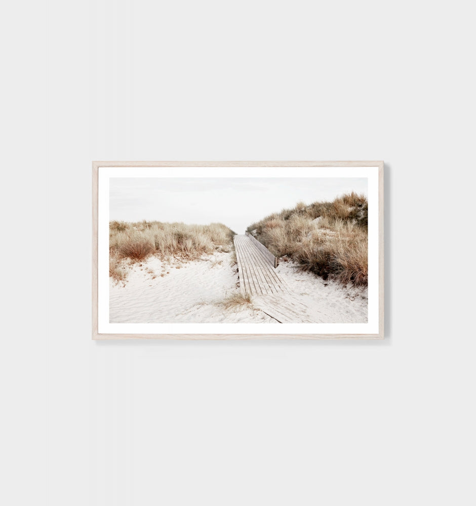 Beach Trail Print by Warranbrooke