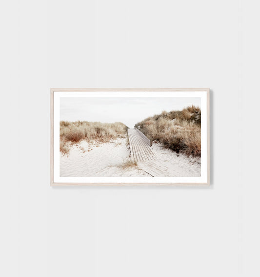 Beach Trail Print by Warranbrooke