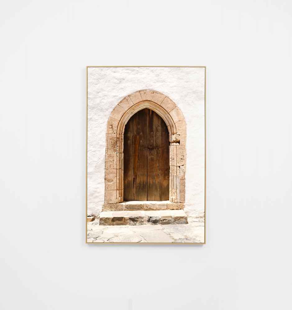 Stone Doorway Canvas by Middle of Nowhere