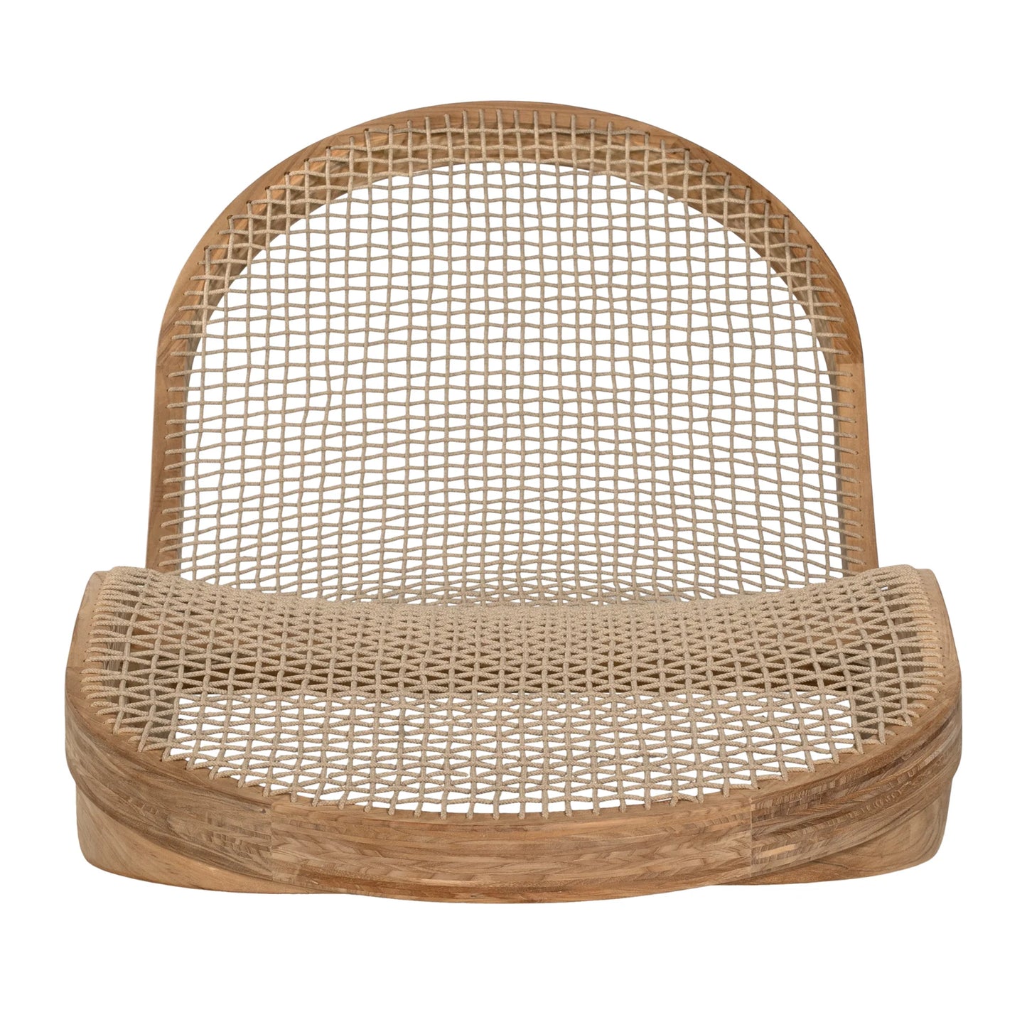 CORFU CURVED SUN LOUNGER | NATURAL
