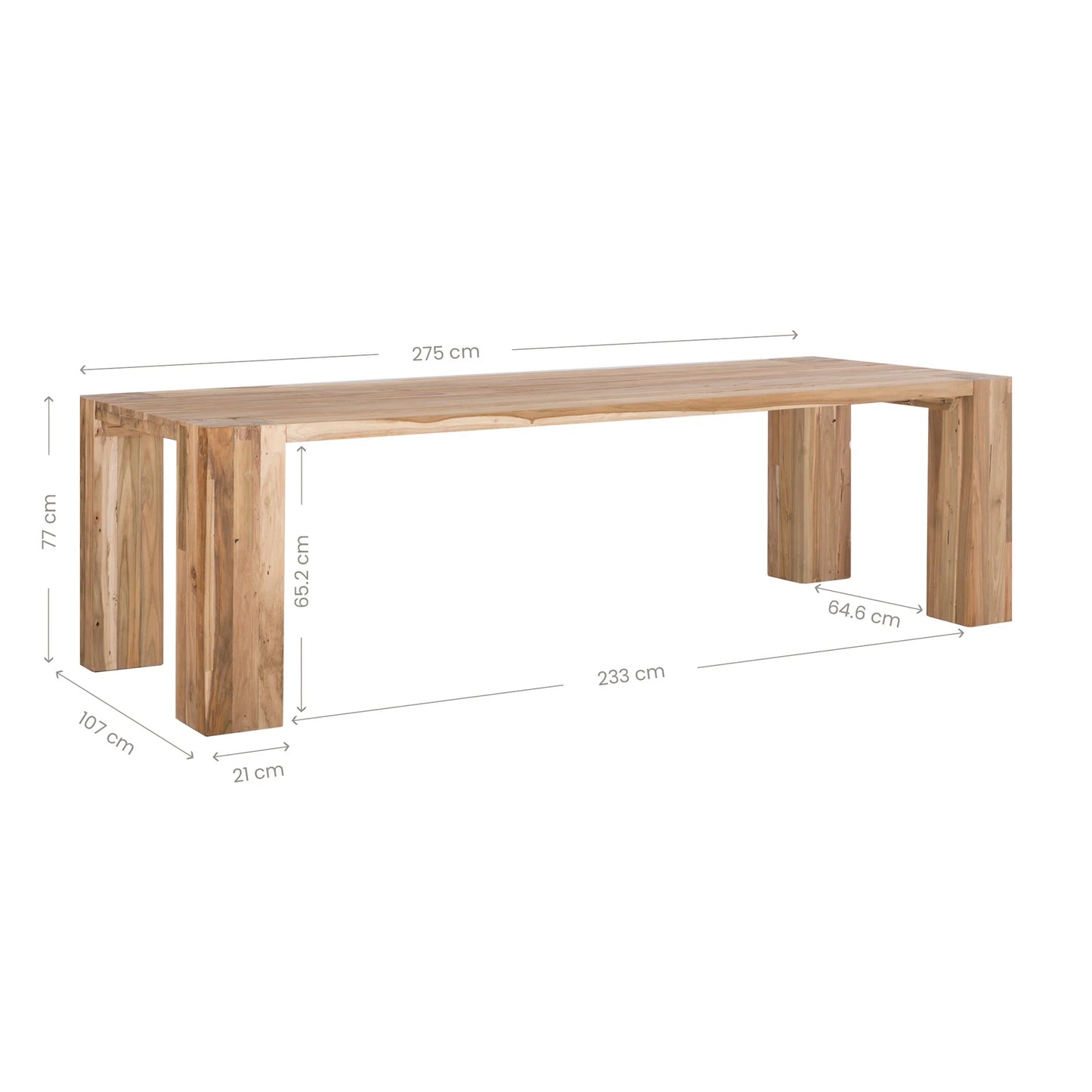 HAMALI BLOCK DINING TABLE