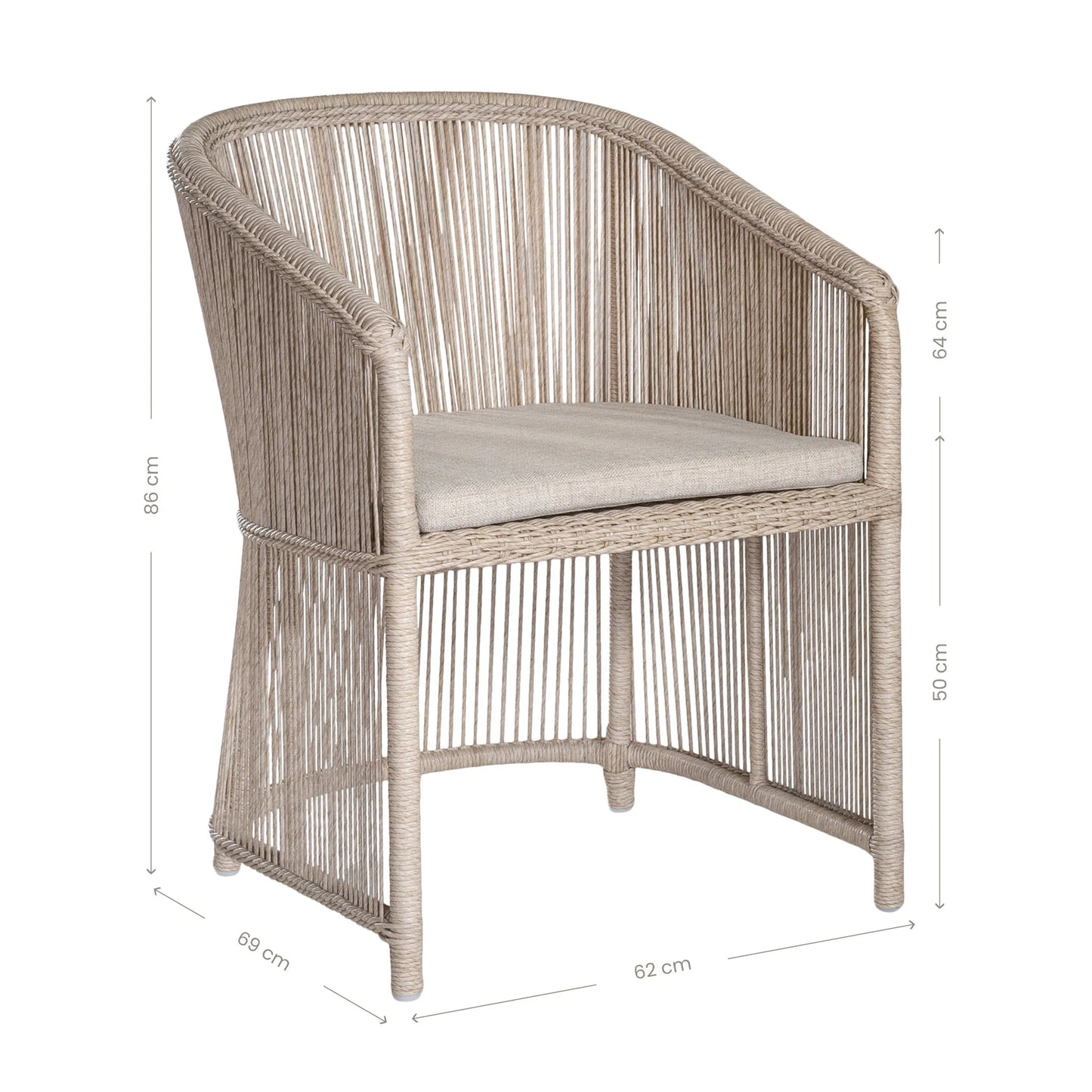 RETREAT DINING CHAIR | NATURAL