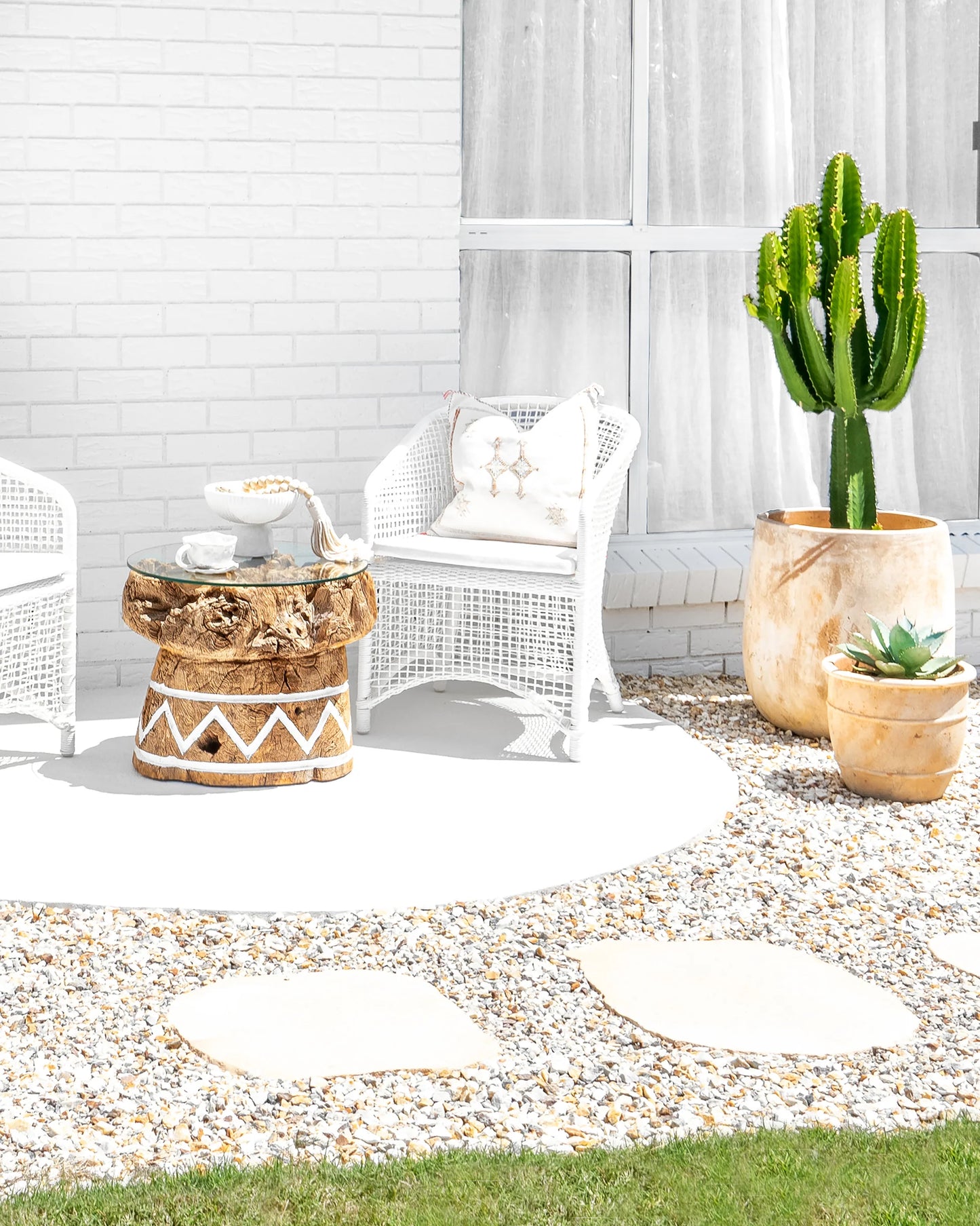 TRINIDAD DINING CHAIR | WHITE
