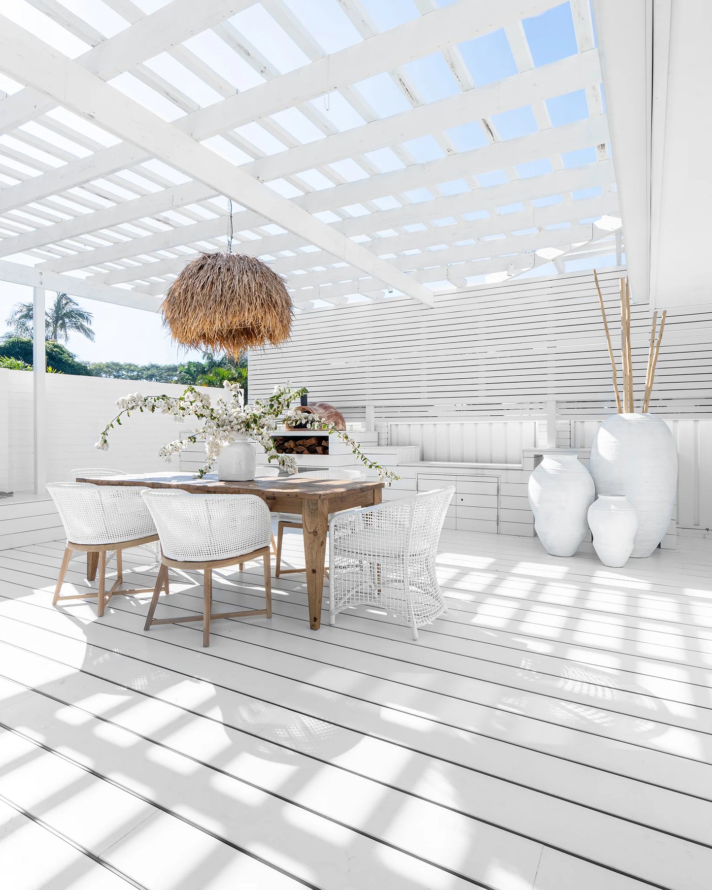 TRINIDAD DINING CHAIR | WHITE